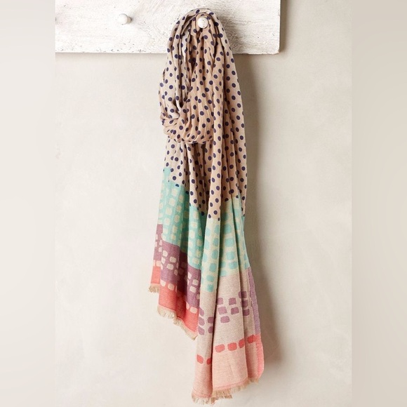 Anthropologie Accessories - Anthropologie polka dot scarf